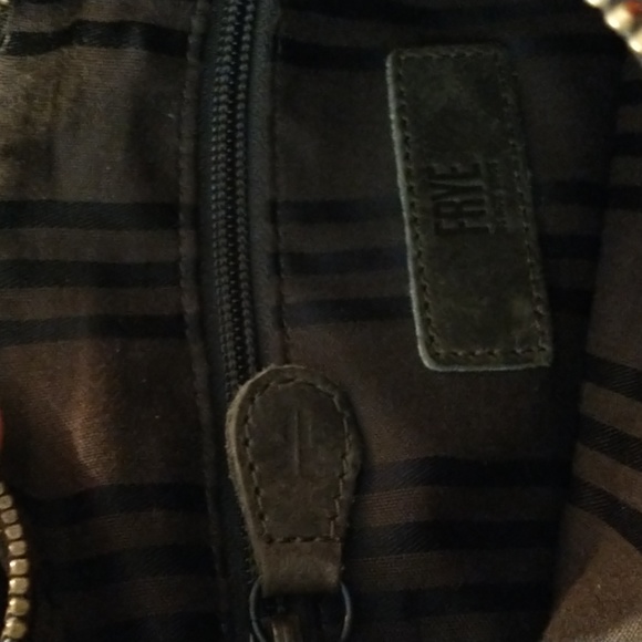 Frye - Melissa Swing Pack Crossbody Bag - Charcoal Grey - Adj. Strap-Pre-owned - Picture 10 of 11